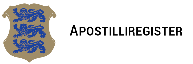 Logo of the apostilel register